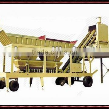 Easy Moving YHZS75 Mobile Concrete mixing plant