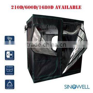 Indoor Hydroponics 99% Highly Reflective Fabric 600D / 1680D Durable Mylar Plant Grow Tent