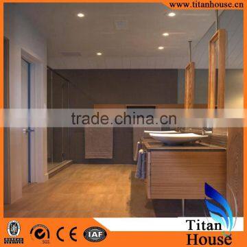 2015 Hot Sale Luxury Modular Prefabricated Light Steel Structure House With Swimming Pool photo-3