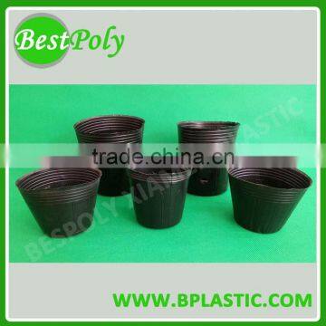 2015 xiamen hdpe flower pot soft nutrition pot orchid pot for seed