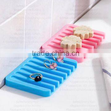 Hot selling Soap Rack Custom Printed Silicone decorative soap dishes