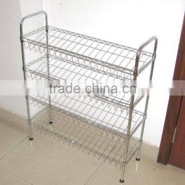 Living Room 3 Tiers Wire Shoes Storage and Shoe Rack photo-2