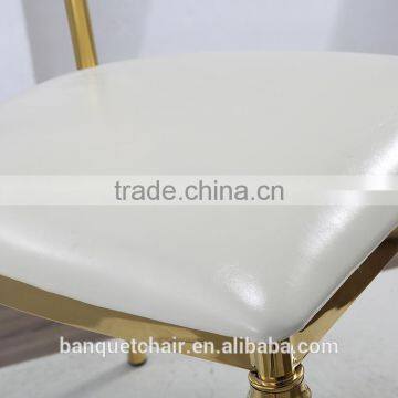 Mid Century Modern Design Stainless Steel Chair Stainless Steel Banquet Chair photo-6