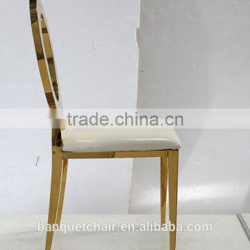 European Fashion Modern Stainless Steel Dining Chair for Sale photo-4