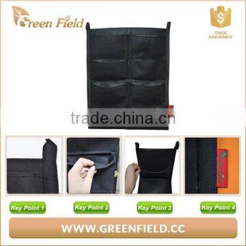 Bulk Felt Fabric Vertical Garden Pot Green Wall Pocket Planter photo-5