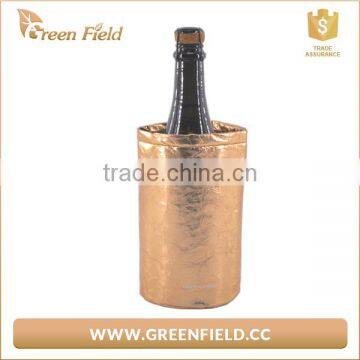 Washable Kraft Paper Bag Metallic Wine Bottle Bag 2017