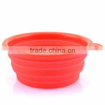 Wholesale Nontoxic FDA Standard Collapsible Silicone Dog Bowl