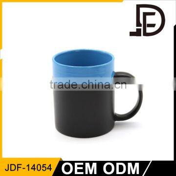 Drinkware porcelain matte finish coffee mug, black ceramic coffee mugs