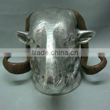 Animal Decoration Goat Metal Head,Handmade Decorative Goat Head