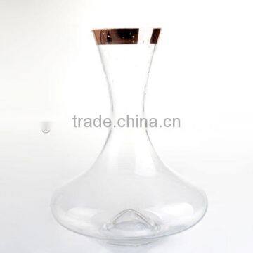 Rose Gold Electroplating of Mouth Wine Decanter photo-2