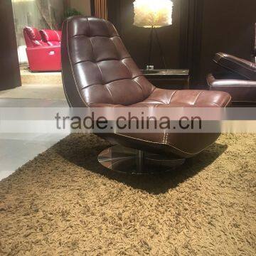 New Design High Quality Top Grain Leather Sofa Fashion Furniture Modern KD-S1808 photo-2