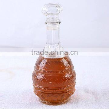 Glass Vodka Wine Bottles With Cork Lid TY42 photo-4