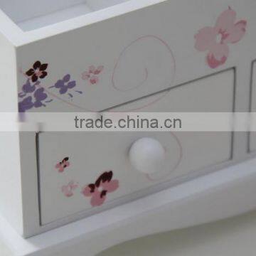 White Wooden Jewelry Box photo-5