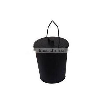 Black coal hod/fire tools/BBQ Wood Collector/Portable High Quality Ash/Ice/coal Bucket/pails with lid