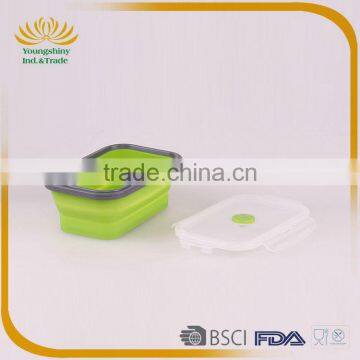 Silicone Collapsible Lunch Box for Kids photo-5
