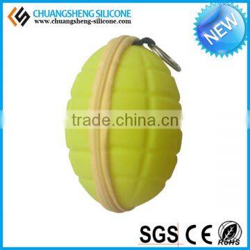 Bomb Shape Funny Purse, Smart Coin Case, Silicone Wallet photo-6