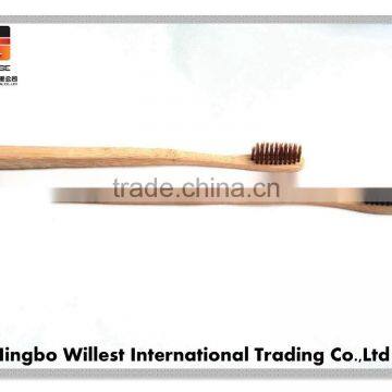 Laser Engraving Name Colorful Bristle Bamboo Toothbrushes photo-3