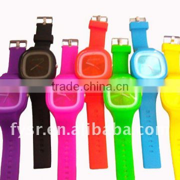 Custom-made silicone jelly watch