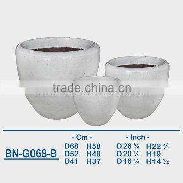 GLAZED CERAMIC OUTDOOR POT BN-G068 photo-2
