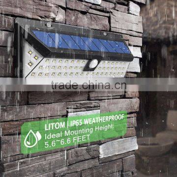 Bright 54LED Solar Power Led Wireless Security Waterproof Solar Street Light for Diveway Patio Garden Path photo-4