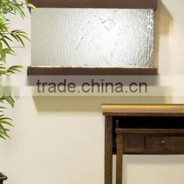 Hotel Water Wall Mounted LED Frame Mirror photo-2