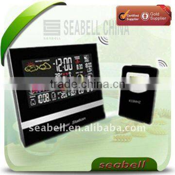 weather station with LCD clock