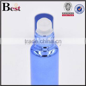 10ml Shiny Blue Roller Bottle UV Color Glass Roller Bottle Essential Oil Roller Ball Bottle photo-3