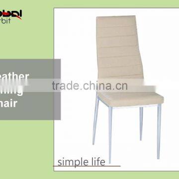 Home Furniture Coffee Chair Contemporary Elegant Soft Leather Dining Chair