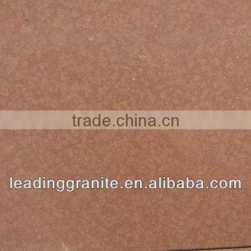 red sandstone tile