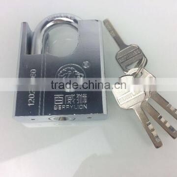 Good quality 60mm half covered polished padlock, protective shop lock