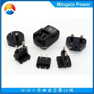 Wholesale Interchangeable Plug ac Power Adaptor 12 Volt 1amp With EU UK AU US Plug For Home photo-2