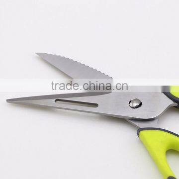 Stainless Steel Heavy Duty Checkered Chef Multifunction Kitchen Scissors photo-5