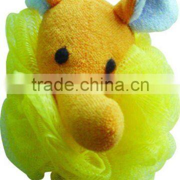 Cute soft animal bath ball for kids