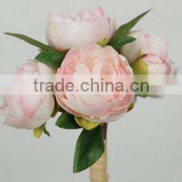 home decoration silk peony bouquet 27553P