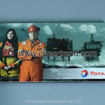 Рекламная видеовизитная карта Total Oil размером 4,3 дюйма, видеокарты с ЖК-дисплеем, видеоброшюра photo-3