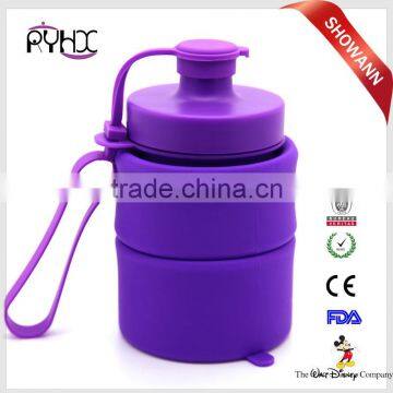 2016 Hot Selling Portable 800ml Collapsible Drink Silicone Kettle photo-3