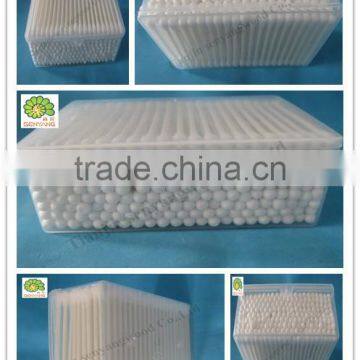 Wood plastic paper stick sterile baby cotton buds manufacturer