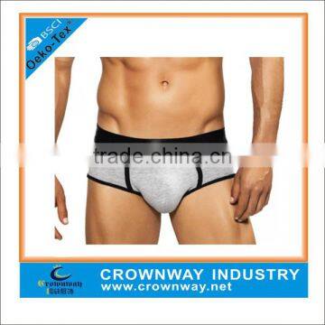 Promotional 10%Spandex 90% Cotton Boxer Briefs Underwear For Men