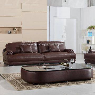 Newest Modern Living Room Leather Sofa From Furniture photo-5