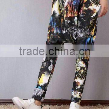 2016 New Arrival Personalized Street Trendy Women Print Hip Hop Pants photo-2