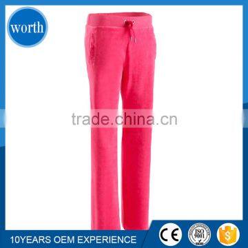 custom lady velvet pants, colorful yoga pants