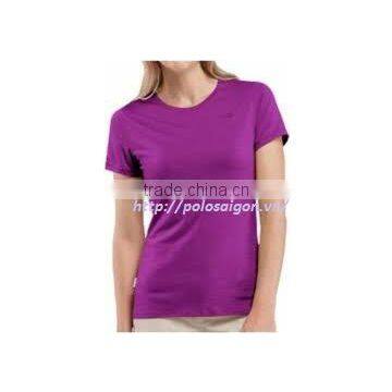 Viet nam Manufacturer Cheap Wholesale Plain Blank Womens tshirt