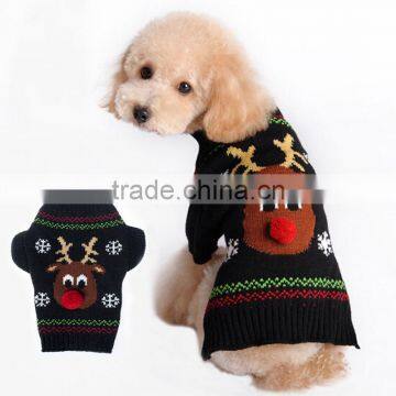 custom heated pet dog santa christmas sweater