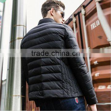 MSW0007 New Fashion Korean Style Men's Jacket Thick Down Feather Jackets Stand Collar Men's Jacket