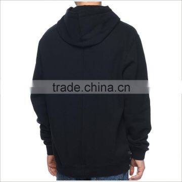 Custom Your Print Design Black Pull Over Mens Hoodie With Hoods photo-2