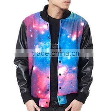 men's galaxy sublimation print hoodies