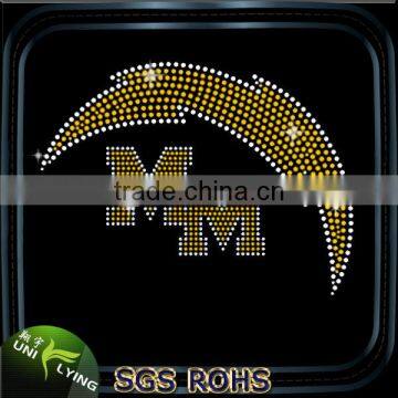 Customized Rhinestone Heat Transfers Applied on T-shirts photo-3
