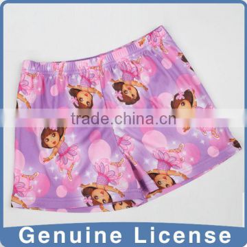 Girls' Knitted printed shorts