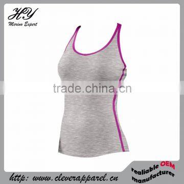 Best-selling Superfine Merino Wool Women Sportswear Vest Tank Tops photo-2