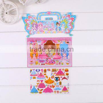 Children Puffy Sticker ,handbag Multicolor Decoration Stikcer Bubble DIY Sticker Foil Sticker photo-4